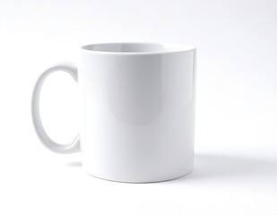 Obraz premium A charming white ceramic mug featuring the heartfelt phrase 