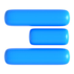 menu ui 3d icon illustration