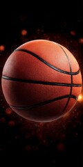 Fototapeta premium Close up Basketball Texture Sports Game Ball High Res Image