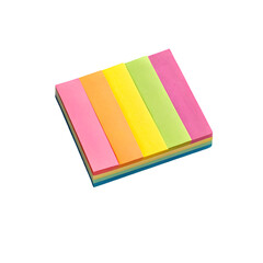 Vibrant Rainbow Sticky Notes: Perfect for Organization & Creativity on transparent background