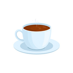 Fototapeta premium Warm breakfast coffee or tea beverage