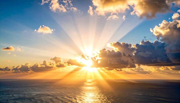 Sunrise over the ocean (2)