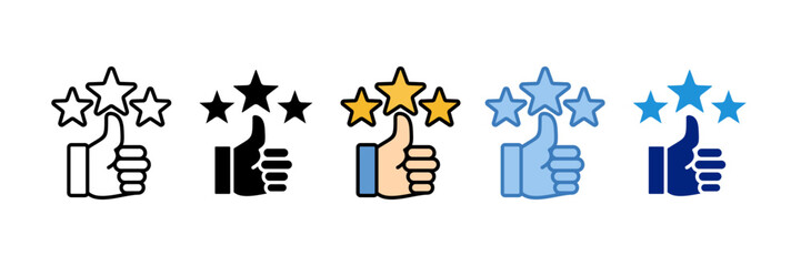 Satisfaction Icon Element For Design