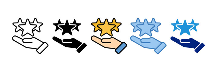 Reputation Icon Element For Design