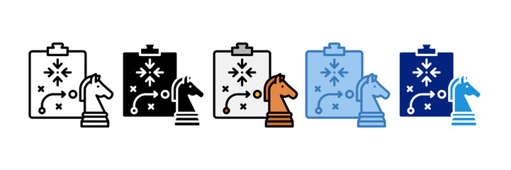 Strategy Icon Element For Design
