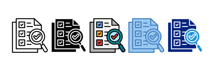 Evaluation Icon Element For Design