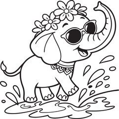 Obraz premium Dog with bone