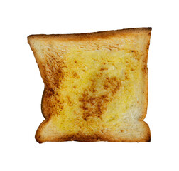 toast breakfast isolated