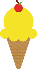 Refreshing Cold Drink Illustration for Summer