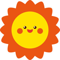 Bright Sun Icon for Summer Theme