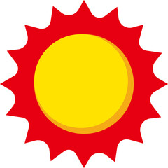  Bright Sun Icon for Summer Theme