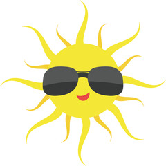  Bright Sun Icon for Summer Theme