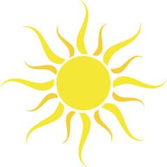  Bright Sun Icon for Summer Theme