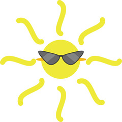  Bright Sun Icon for Summer Theme