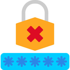 Obraz premium Password Rejected Icon