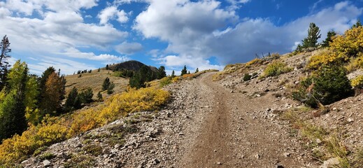 fire road to Puke Hill on Wasatch Crest