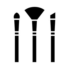 makeup brushes icon