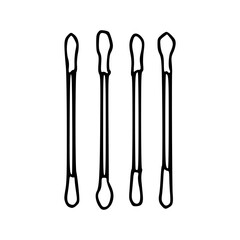 hygiene and healthcare cotton swabs collection