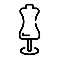 dress mannequin Line Icon