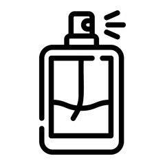 perfume spray Line Icon