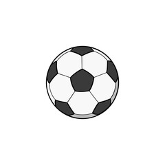 Obraz premium realistic soccer ball on white background 