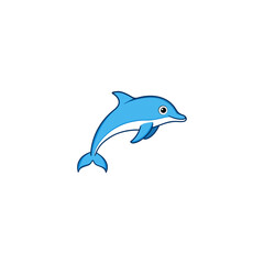 Fototapeta premium realistic underwater view of dolphin pod on white 