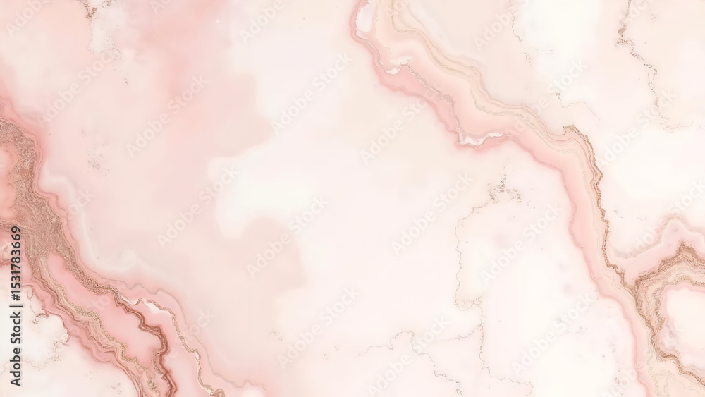 Poster delicate rose quartz abstract pattern creating soft and elegant backdrop