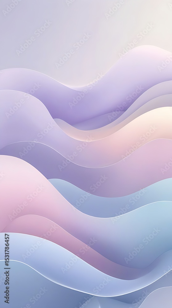 Poster abstract colorful background with flowing wave patterns, perfect for modern vector illustrations, vi