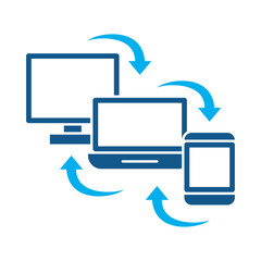 Cross platform measurement icon for financial strategy
