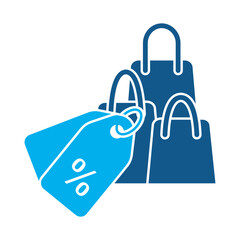 Discount prices icon for financial strategy