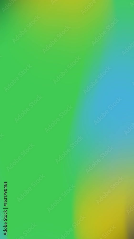 Aufkleber abstract gradient background animation green blue and yellow color transition