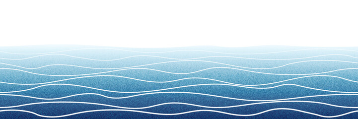 Ripples and water waves, sea surface, vector natural background, banner