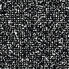 Seamless pattern, rough vector background, black and white