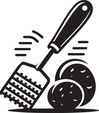 grater grating potatoes black and white clip art preview