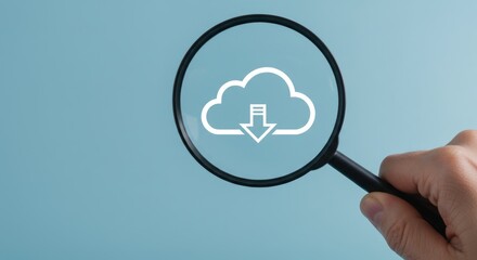 Cloud download magnified