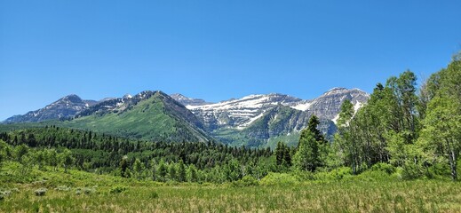 panorama of the mountains