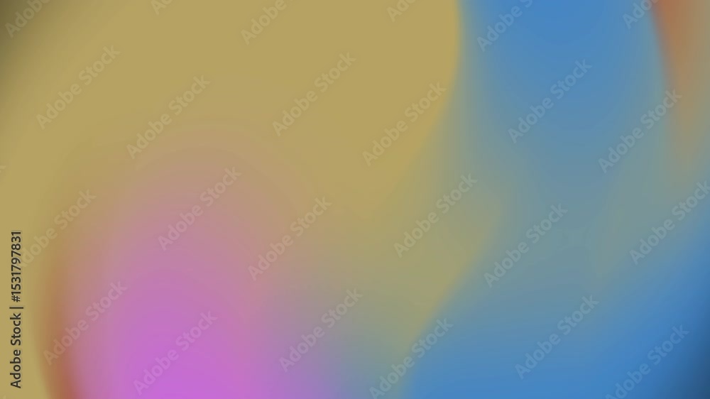 Poster abstract gradient color blend motion background with pink blue and gold