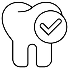 Dental Checkup outline icon