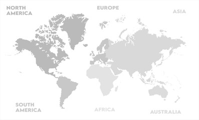 grayscale map-15,  world map, modern world map graphic, Countries Silhouettes Stock Illustrations, Vectors