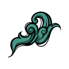 Abstract ornament cartoon vector illustration