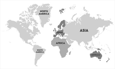Political world map vector-10,  world map, modern world map graphic, Countries Silhouettes Stock Illustrations, Vectors