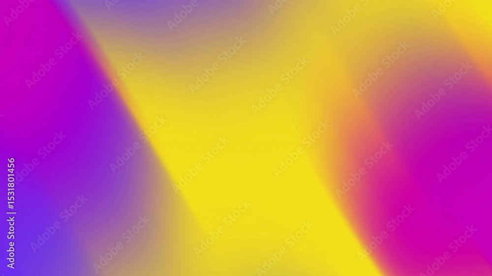 Poster Abstract Gradient Color Motion Background with Yellow Purple and Pink