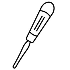 Dental Bein Root Elevator outline icon