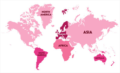 World map-06,  world map, modern world map graphic, Countries Silhouettes Stock Illustrations, Vectors