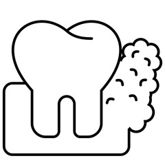 Oral Cancer outline icon
