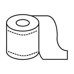 toilet paper vector illustration