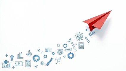 Ideas Take Flight, Powered by Creativity, Launch Your Vision, From Concept to Sky,