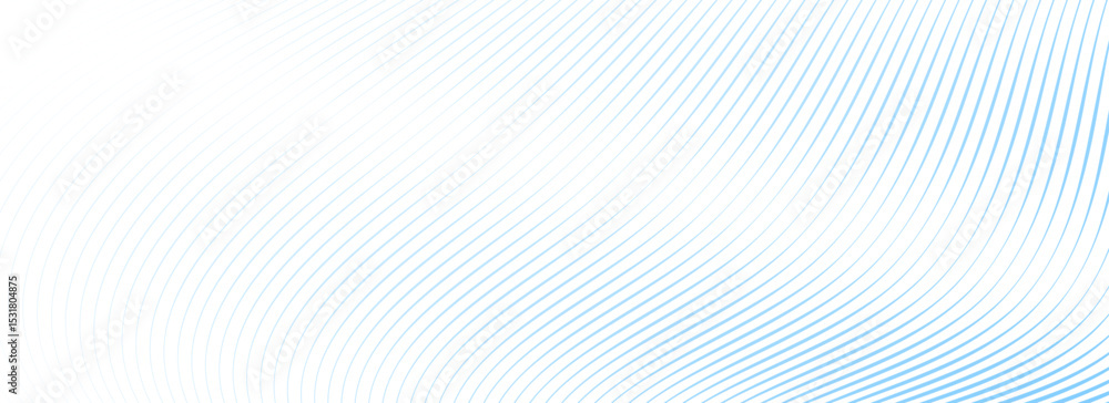 Poster abstract wave line background. blue dynamic striped texture. warped and curved lines wallpaper for t