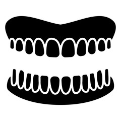 Dental Cast solid icon