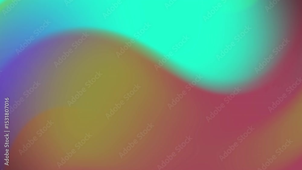 Aufkleber Abstract Gradient Color Swirl Animation Background Loop Smooth Transition